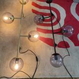 Set of 2 orb wall lamps