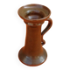Glazed terracotta coil candle holder