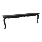 Large console in blackened wood