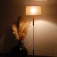 Vintage teak floor lamp from the 60s – renovated & chic design