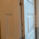 Window with interior shutters
