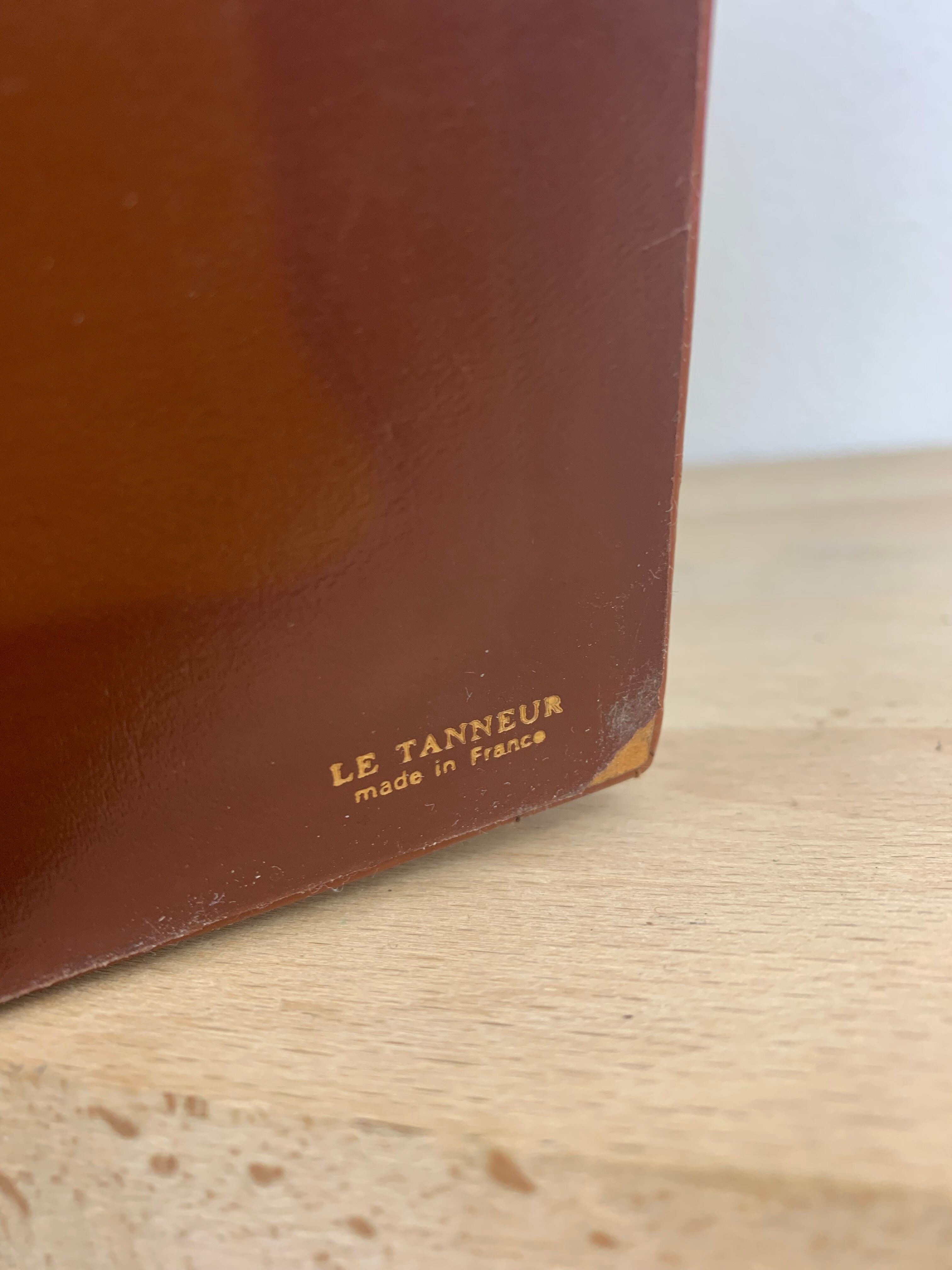 Leather lamp Le Tanneur 1970