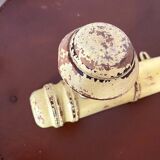 Antique coat rack with 2 hooks