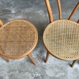 Series of 4 bistro chairs cyears beech light