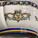 Melonnière en faïence fine polychrome de Gien décor Renaissance  italienne