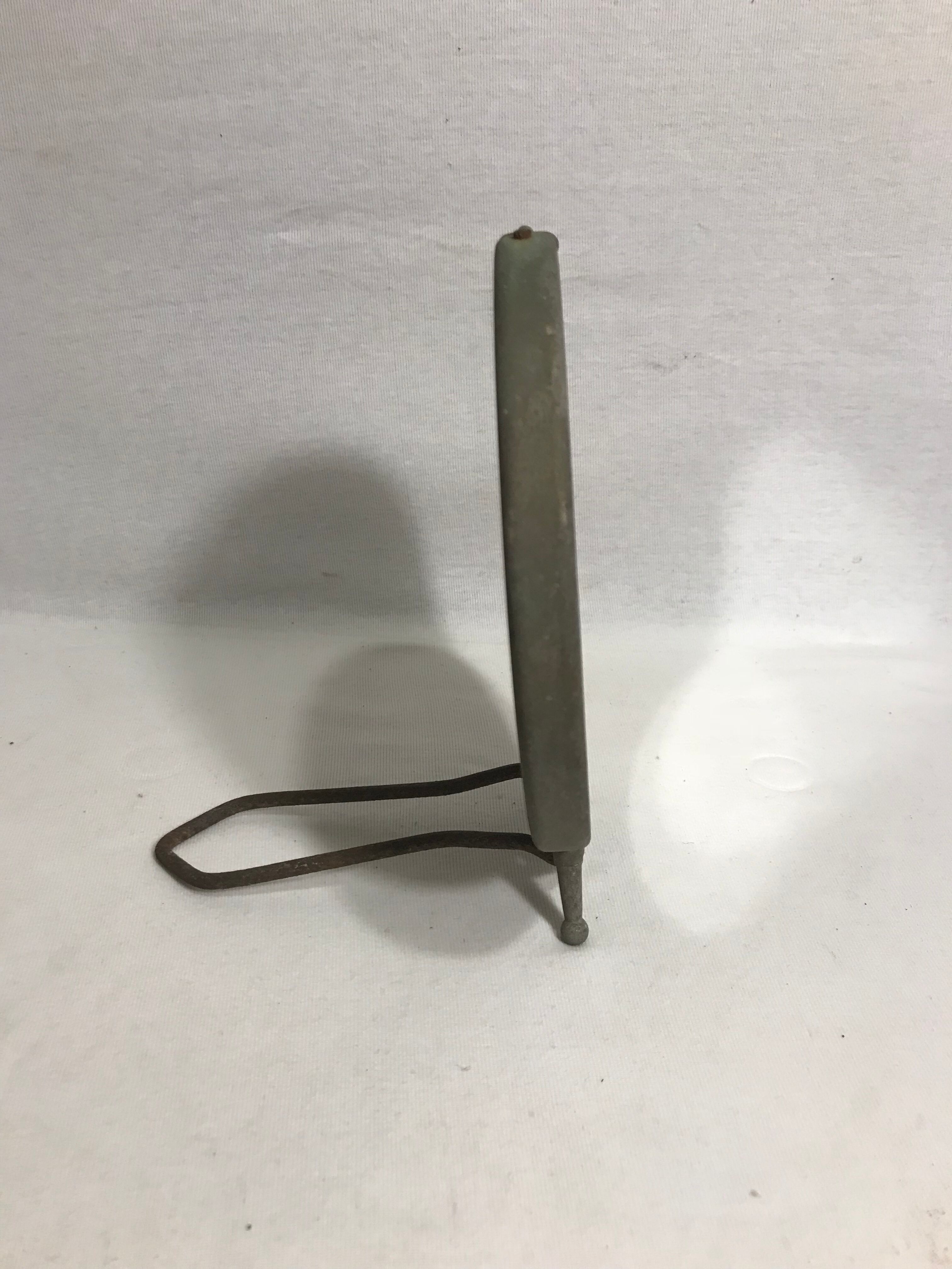 Ancient barber mirror diameter 15cm