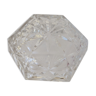 Hexagonal crystal ashtray