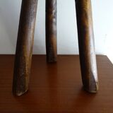 Stool foot tripod wood