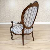 Antique Louis Philippe Style Chair in Mahogany