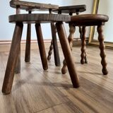 Set of 4 mismatched stools