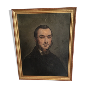 Portrait d’homme de - 19eme