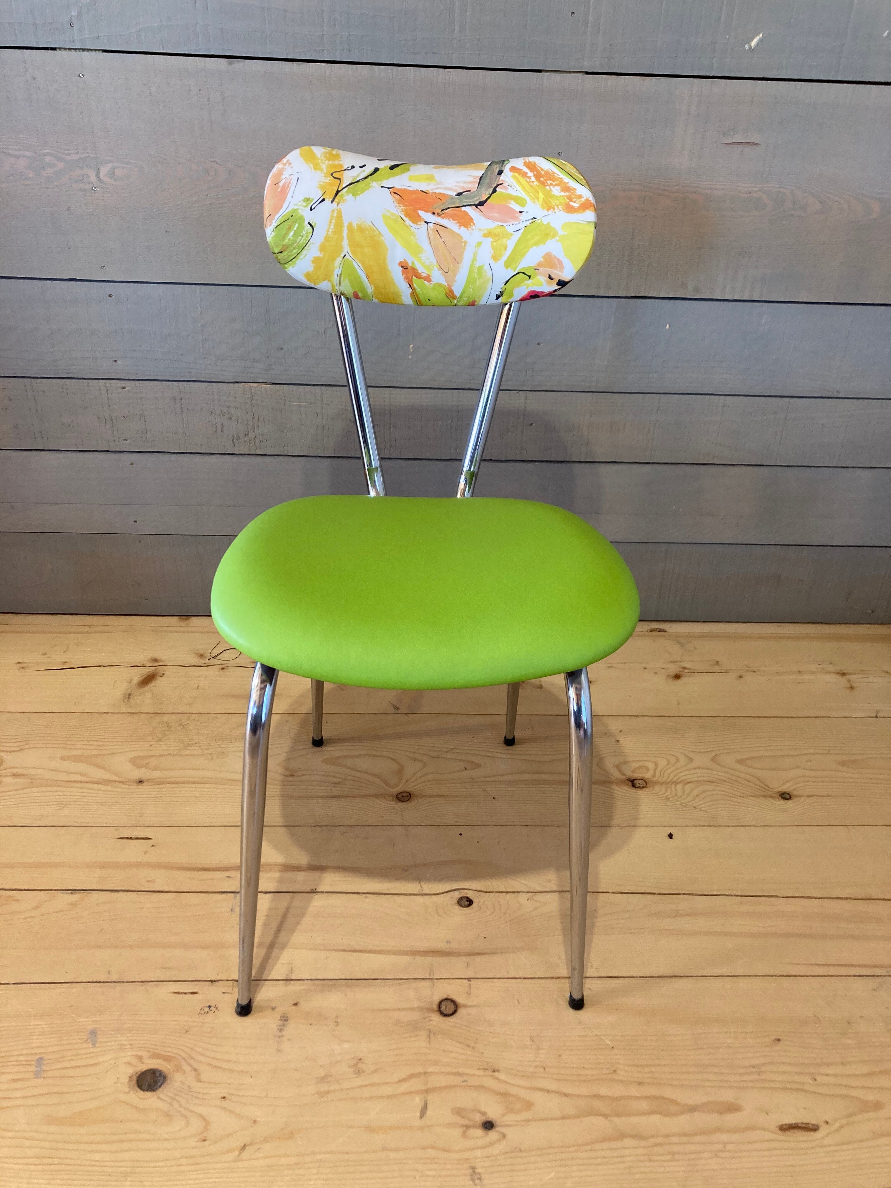 Chaises formica vintage revisitées