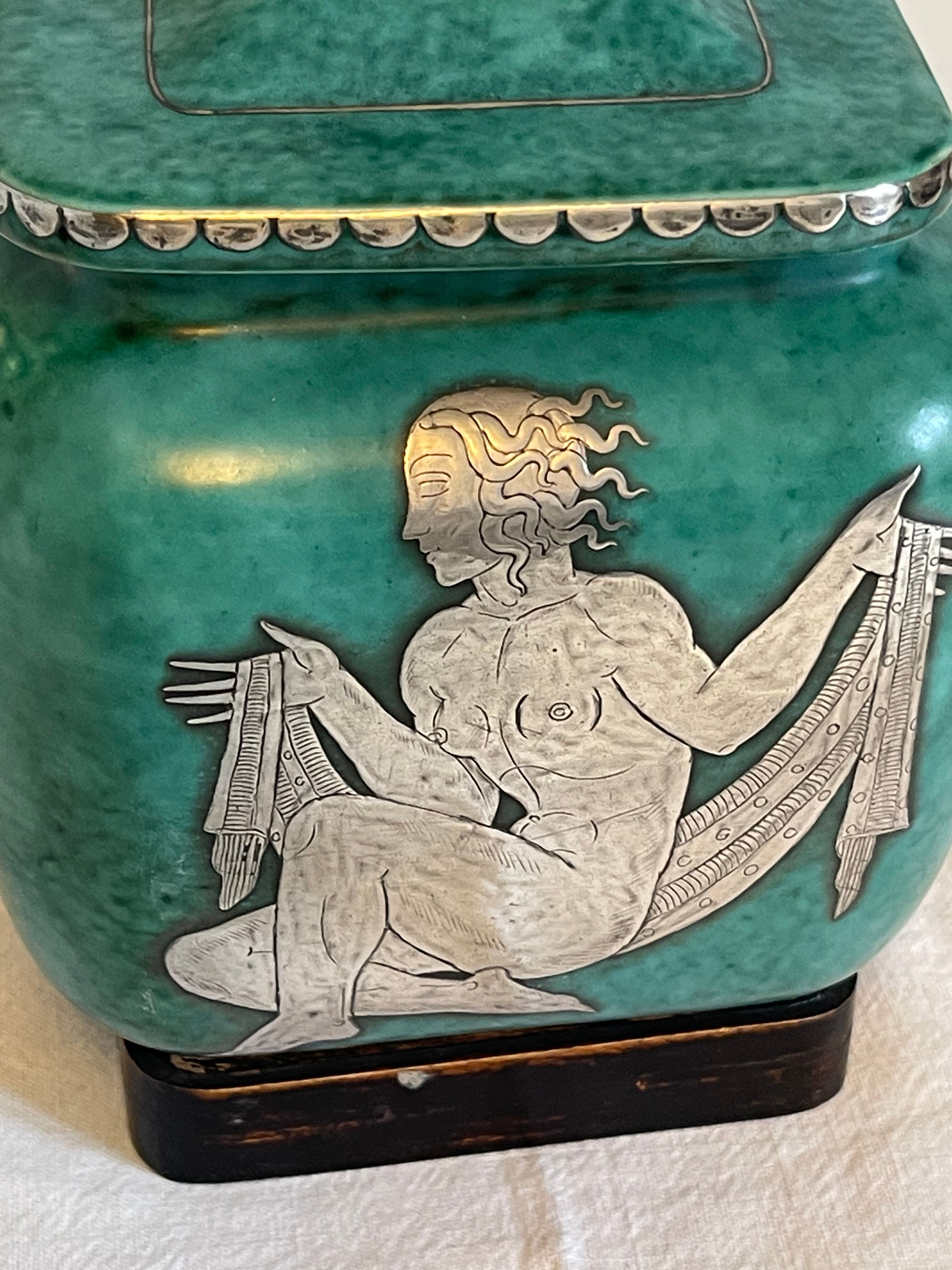 Gustavsberg argenta wilhelm kage pot