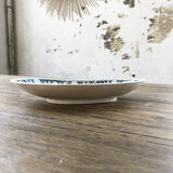 Ravier ceramic flowered Creil and Montereau