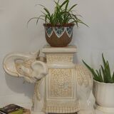 Vintage ceramic elephant plant pot