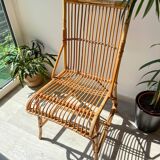 Vintage rattan chair 1970