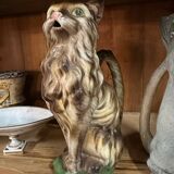 Cat Barbotine Pitcher