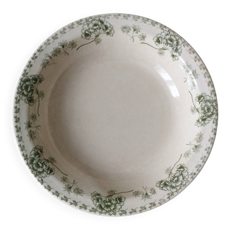Sarreguemines U&C Palmyre iron earthenware deep dish
