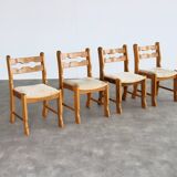 Vintage dining chairs | chairs | brutalist | 1960s