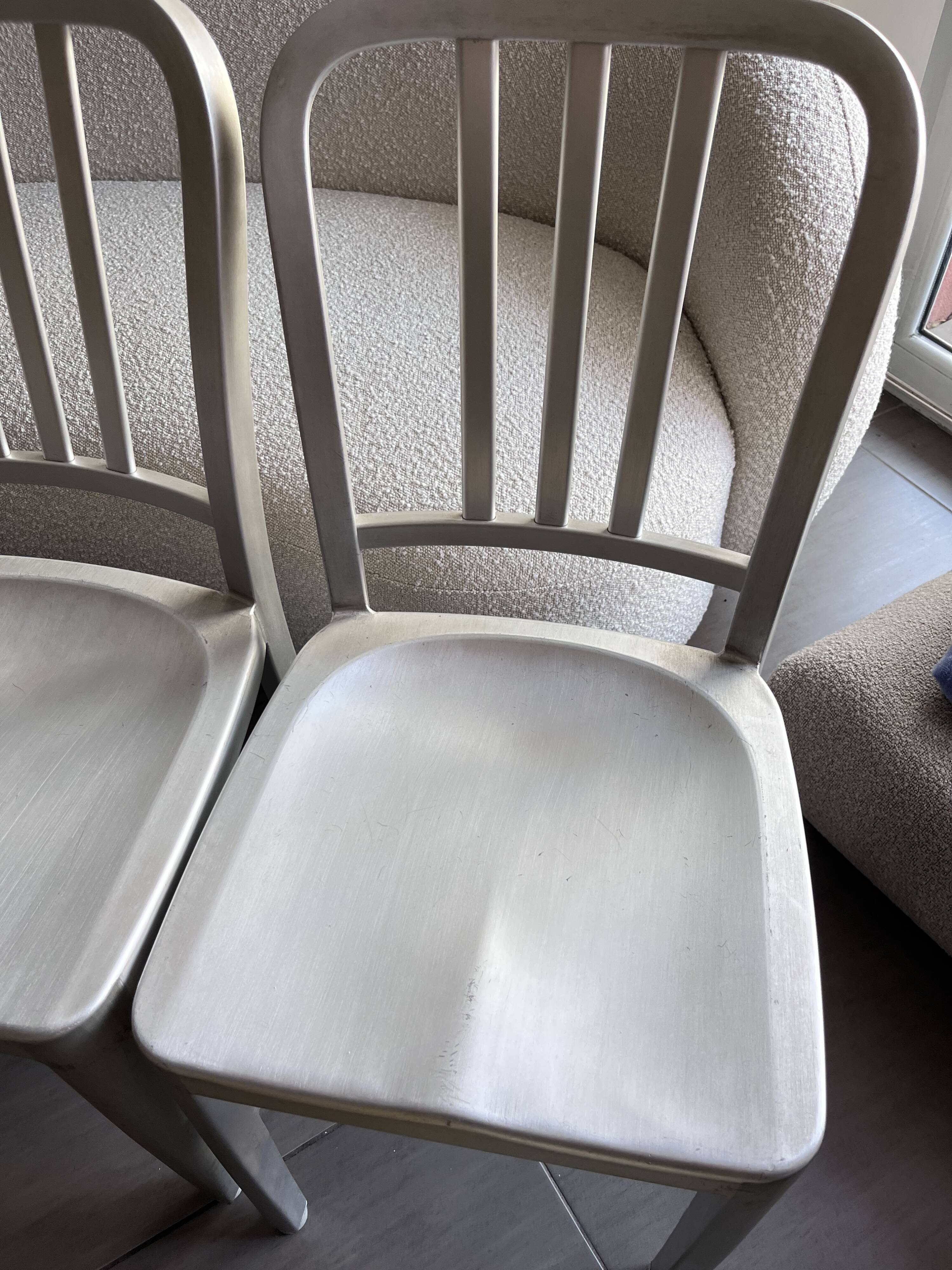 Set of 4 Alcatraz industrial loft chairs
