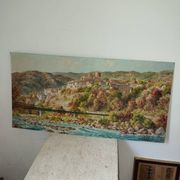 Tableau Amélie les Bains Palalda signé de Saint Georges