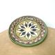 Vintage Safi ceramic cutting dish in Morocco