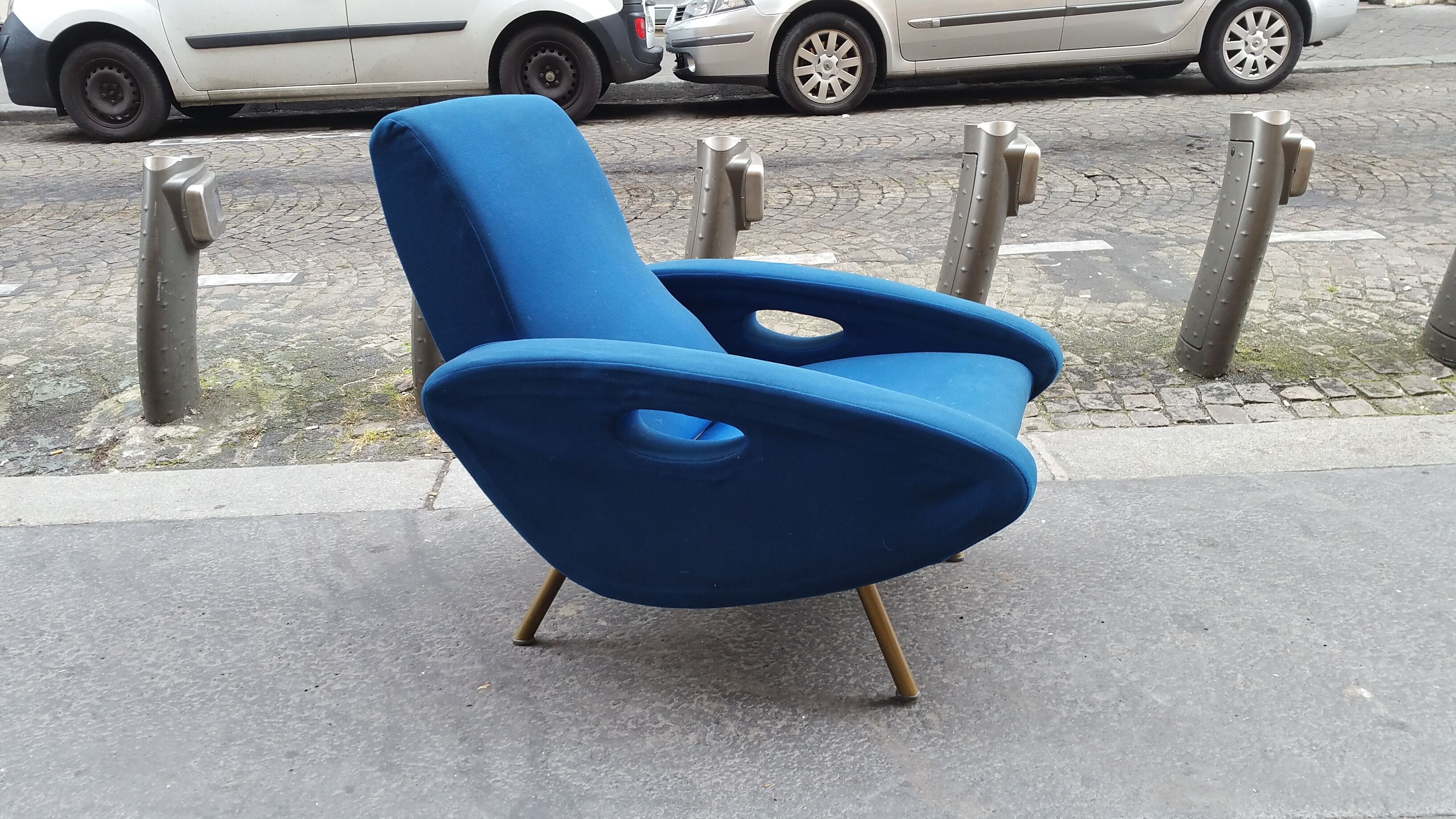 1/2 rare club chairs lounge chair François Letourneur for Maurice Mourra 1955
