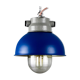 Blue industrial hanging light from tep