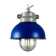 Blue industrial hanging light from tep