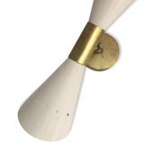 Pair italian wall in the style of the 50 white ivory