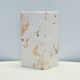 White square vase of pink spots from Denmark