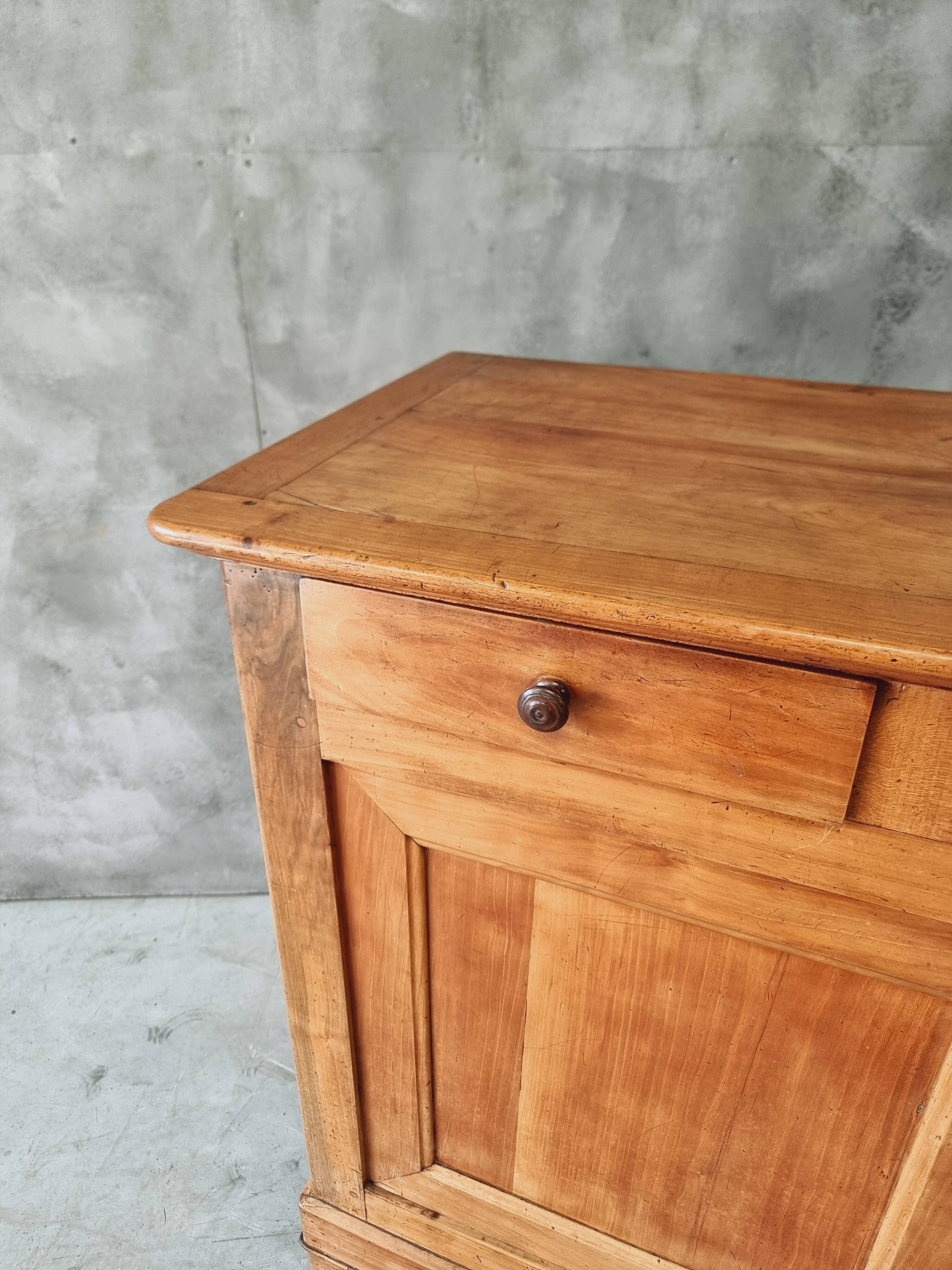 Buffet ancien enfilade commode 19ème siècle en merisier français