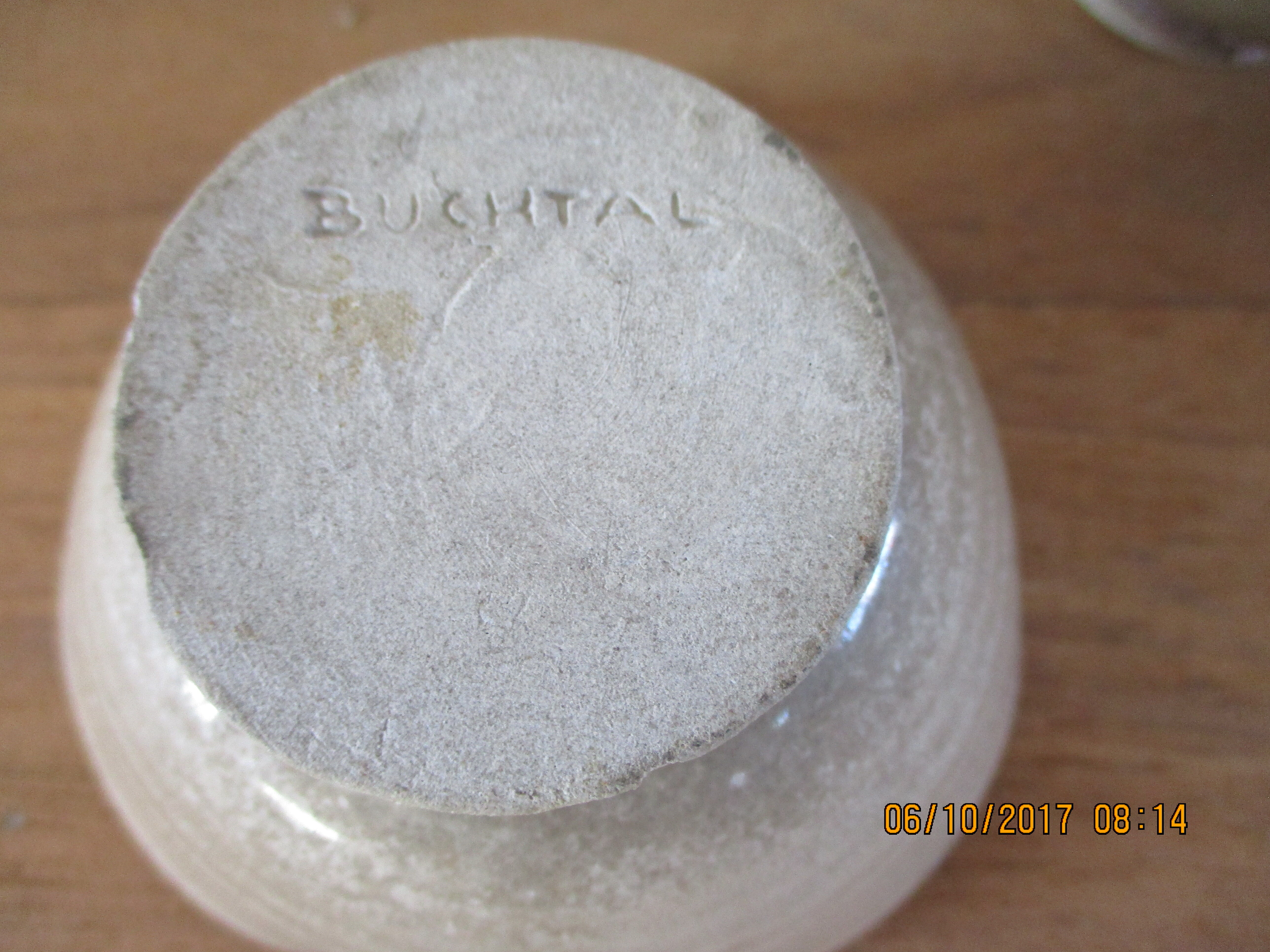 3 ceramic bowls signed Buchtal 70s