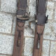 Vintage wooden skis pair L=169 cm