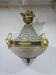 Empire chandelier in bronze and crystal