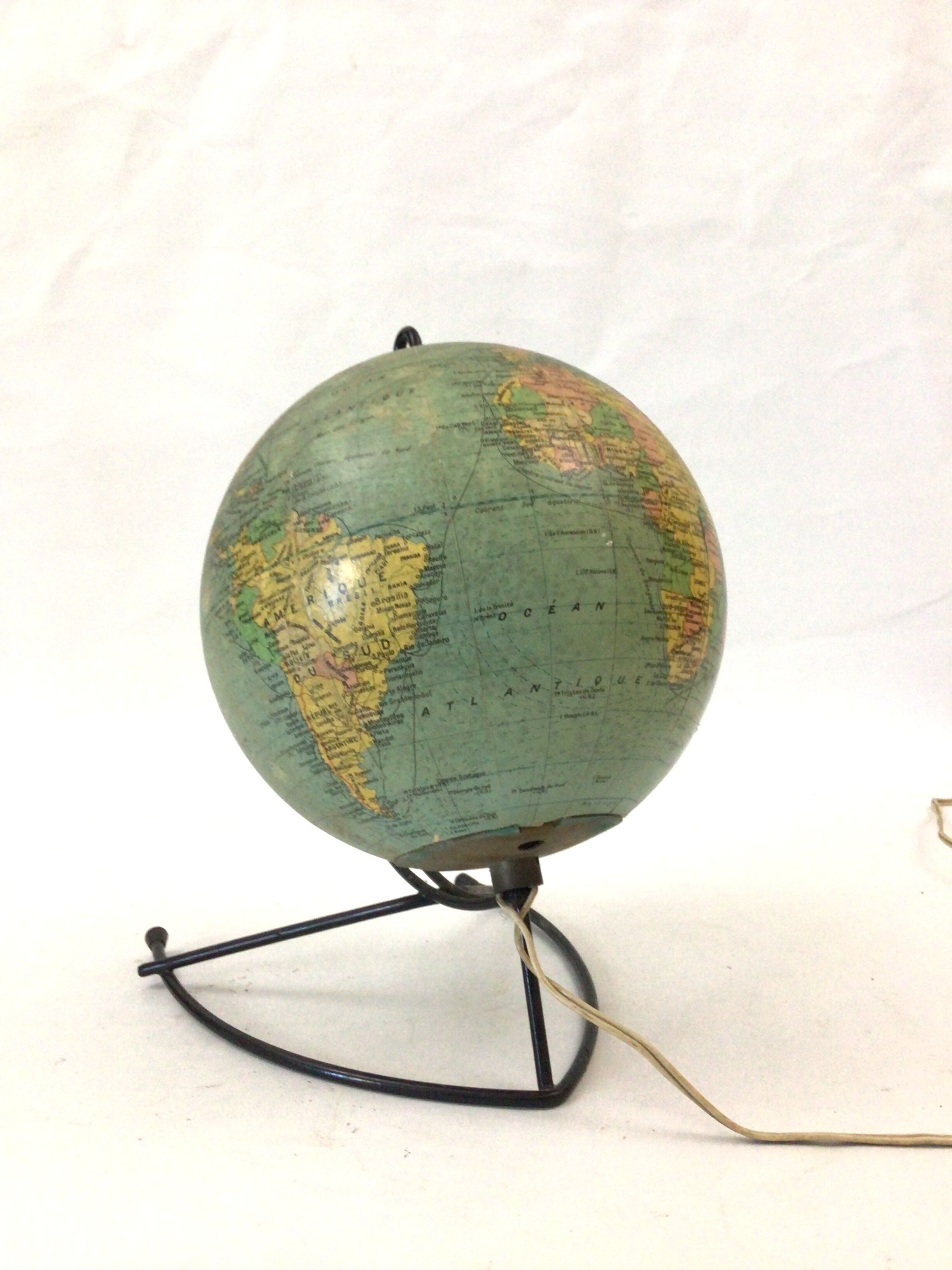 Luminous globe Girard and Barrère 1950-60