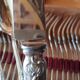 Cutlery set 49 pieces silver metal rocaille model St Médard