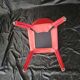 Suite de 6 chaises Cassina en cuir rouge