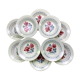 Lot de 10 assiettes creuses Digoin modèle Cannes
