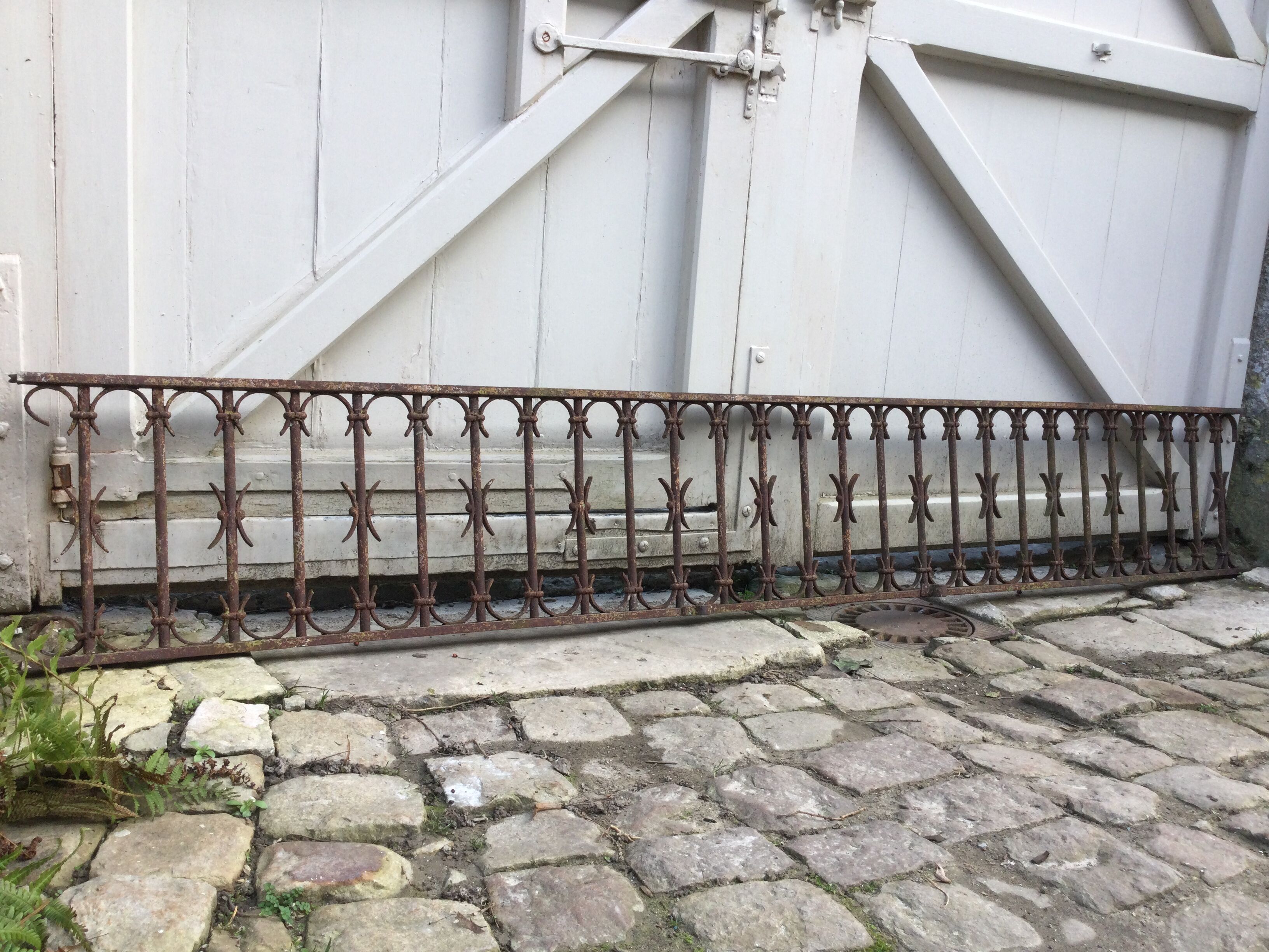 old wrought iron gate