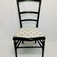 Chaise basse style napoleon iii