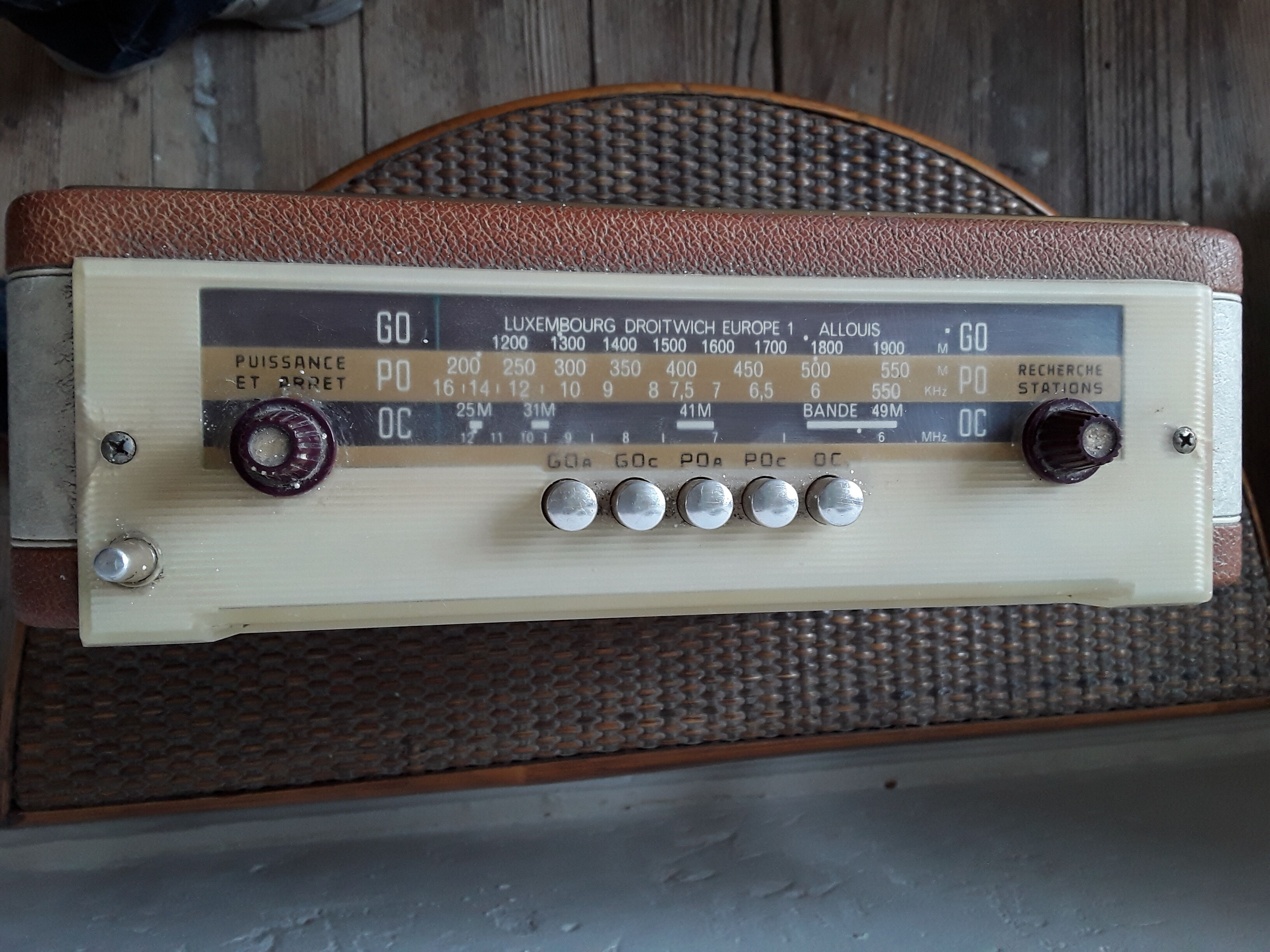 Radio vintage années 60