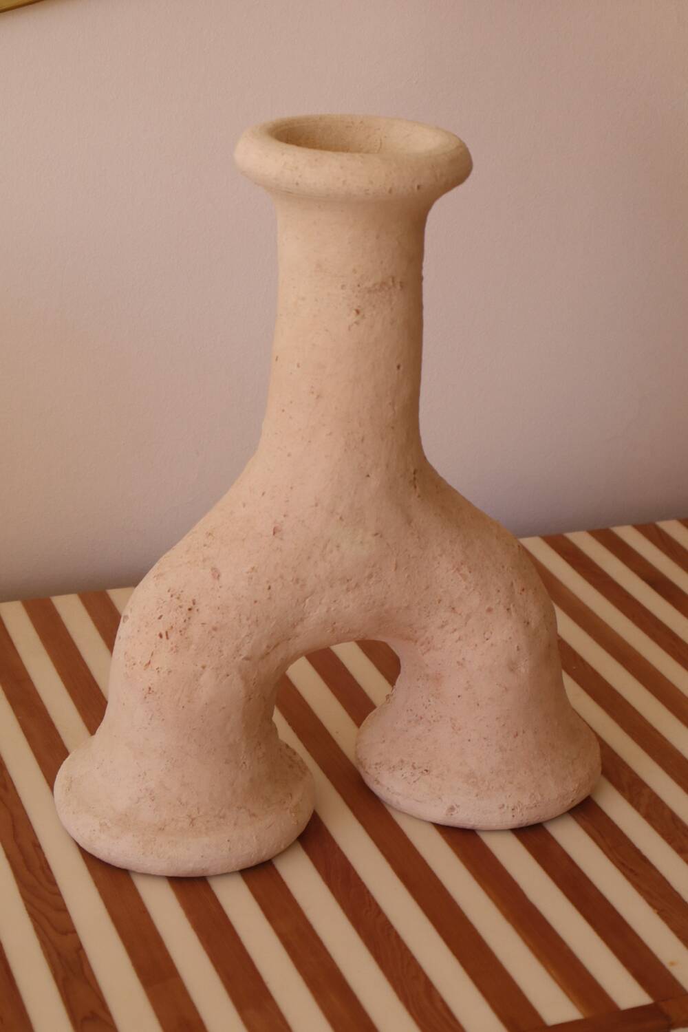 Raw tamegroat wabi sabi pottery sculpture