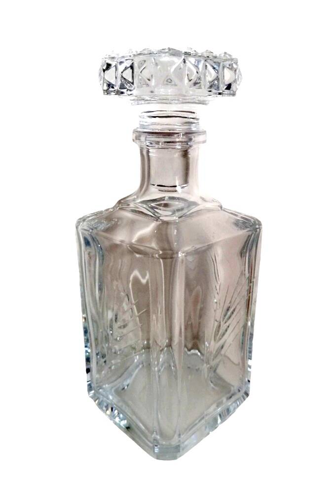 Cristal d'Arques whiskey decanter