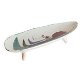 Hugo de Putter and Victoria Blansaer footed ceramic bowl, Belgium 1960s.