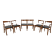 Chaises de salle à manger danoises par Ole Wanscher pour Poul Jeppesens Furniture Factory.