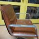 Program 2000 armchair in leather by Delta Design for Wilkhahn, 1960s.