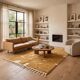 Traditional pure wool mustard rug 150/250 cm