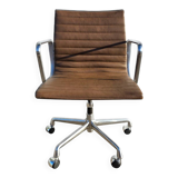 Brown Herman Miller Original Eames EA335 Desk Aluminium Chair