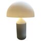 Glass Table Lamp Atollo 235 attributed to Vico Magistretti for Oluce, 1970s